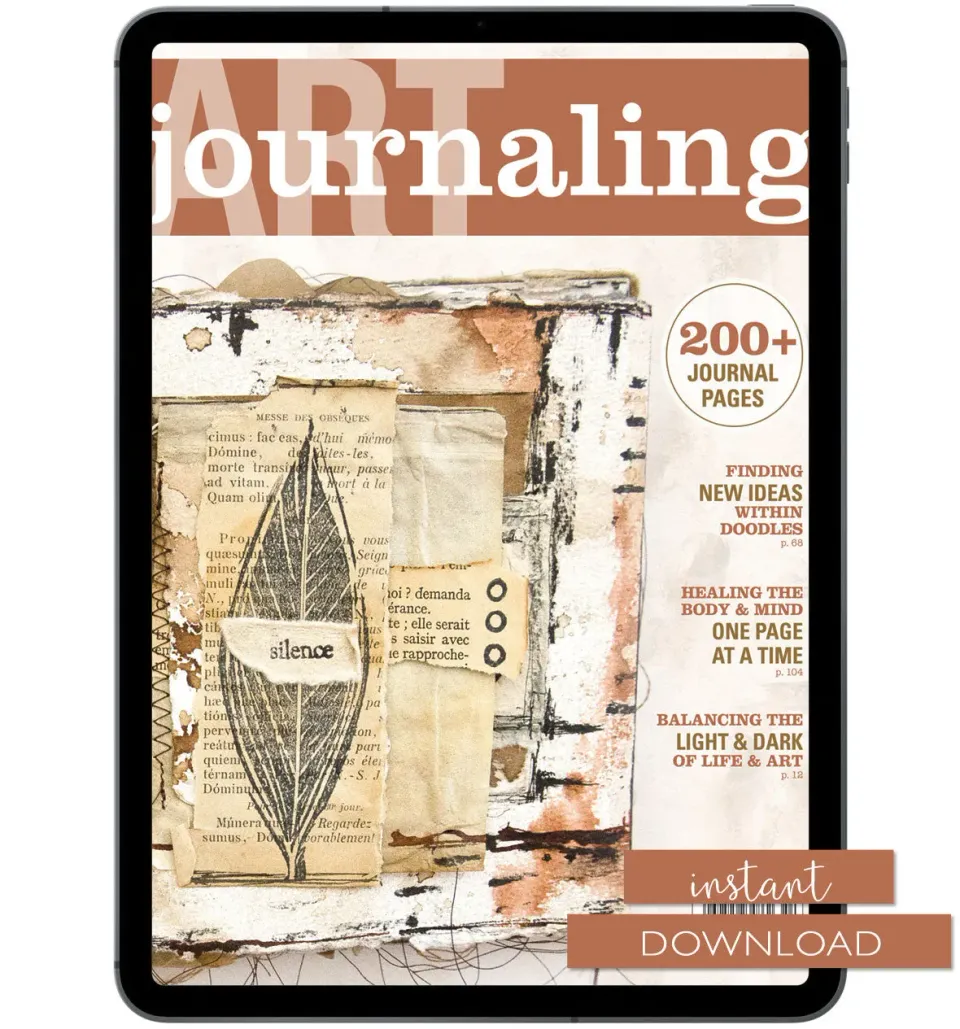 Stampington Art Journaling Winter 2020 blad PDF journal