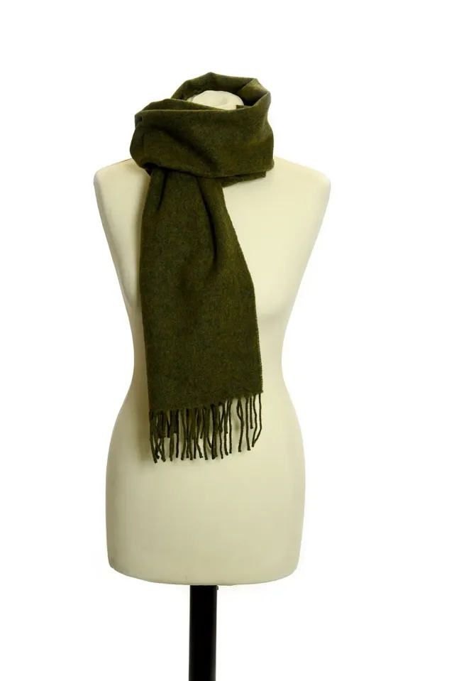 RadioTimes Lambswool skjerf Country Check Arran lammeull