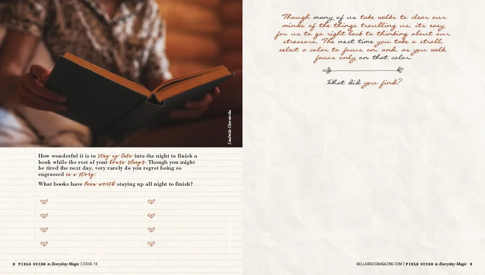 Stampington Field Guide Issue 16 arbeidsbok mindfulness