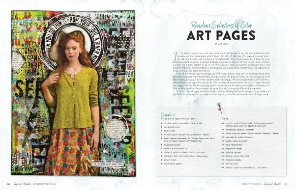 Stampington Somerset Studio Nov/Des 2018 blad digital