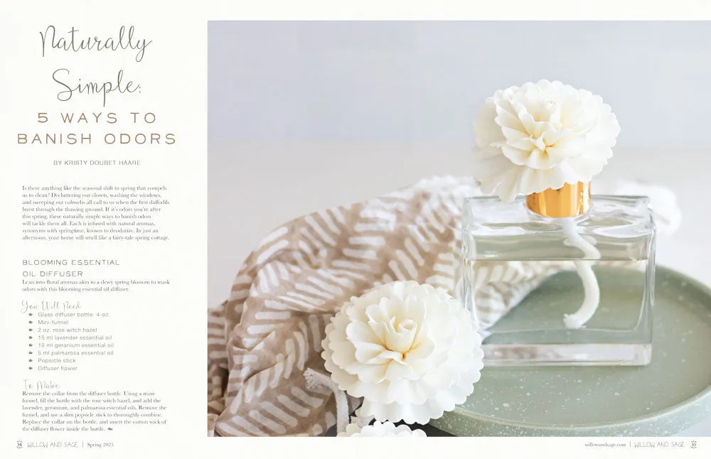 Stampington Willow and Sage Spring 2025 blad PDF egenpleie