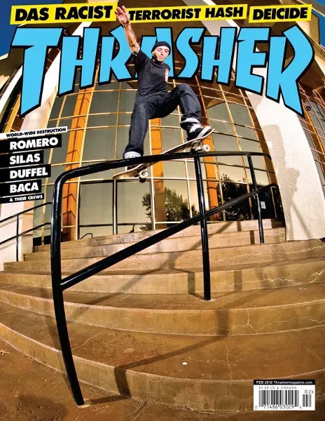 Thrasher Magazine februar 2012 blad Ramondetta