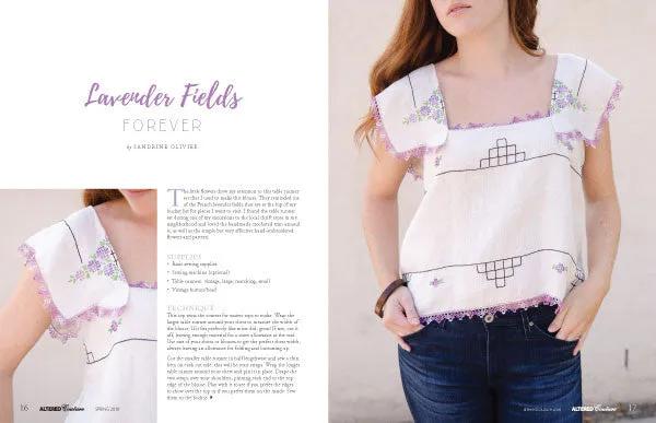 Stampington Altered Couture Spring 2018 blad nedlasting klær
