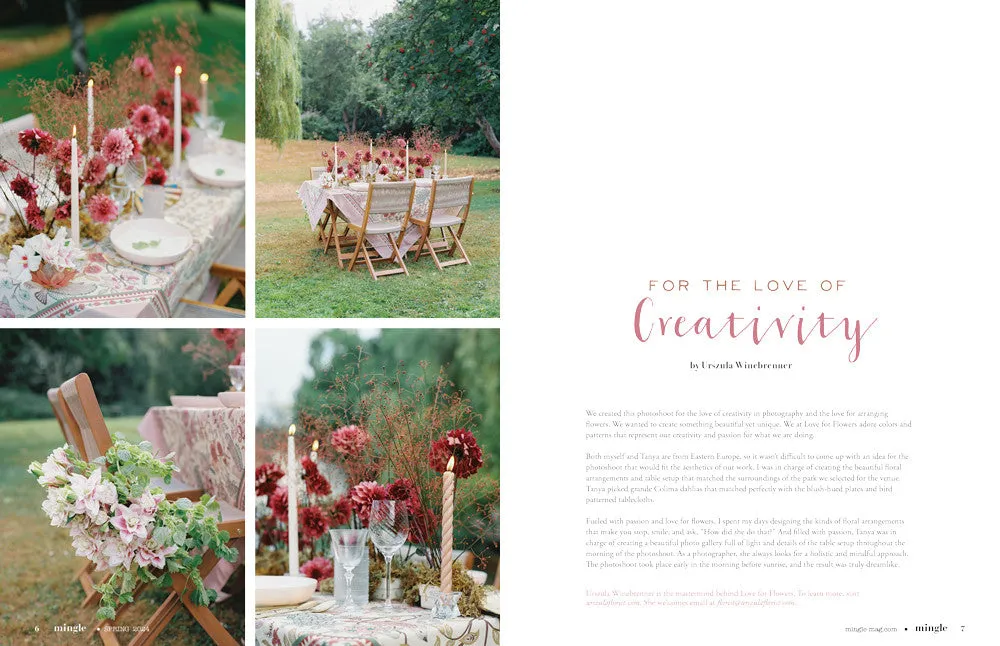 Stampington Mingle Spring 2024 blad 144 sider fest