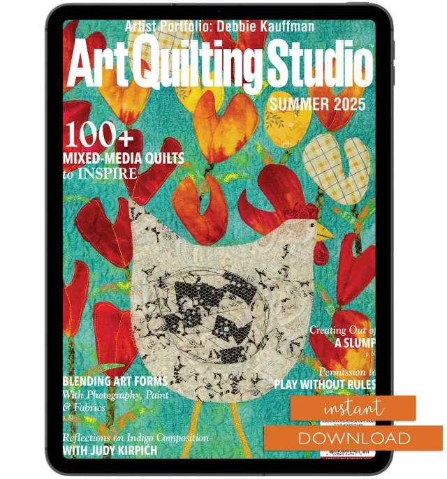 Stampington Art Quilting Studio Summer 2025 nedlasting
