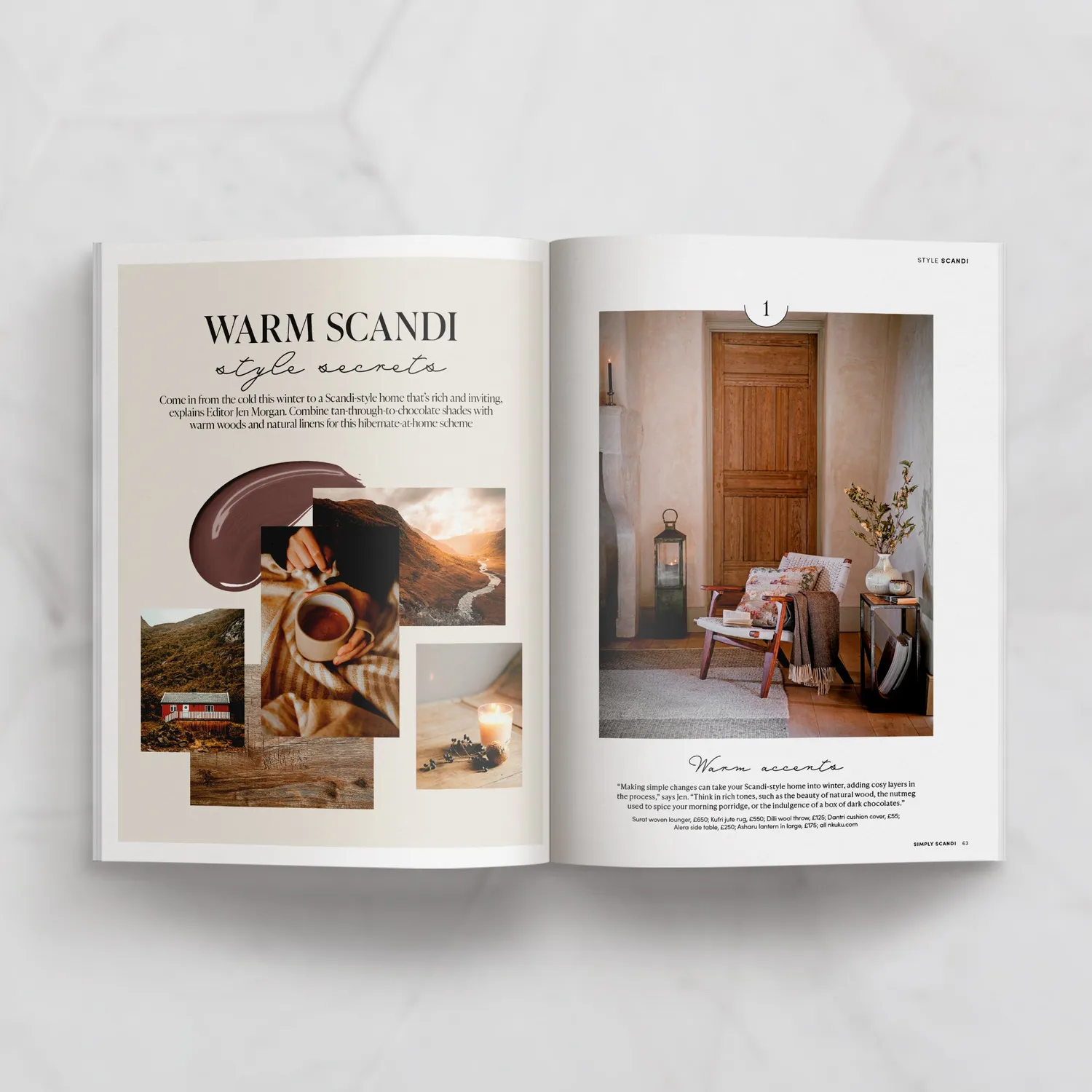 Simply Scandi Vol 16 Winter 2024 blad vinternummer