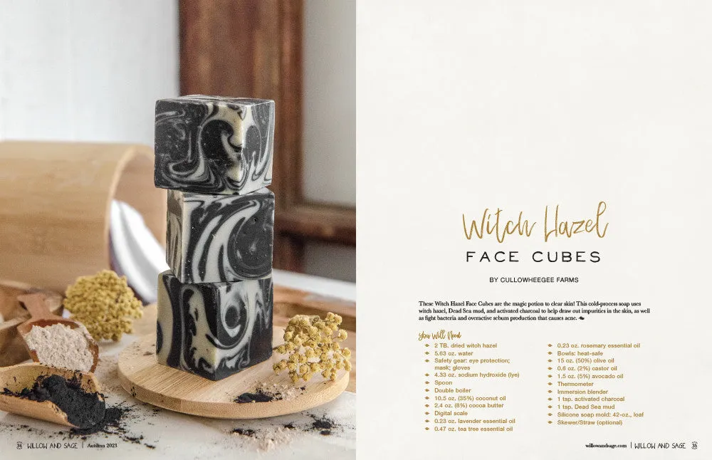 Stampington Willow and Sage Autumn 2023 blad digital hudpleie