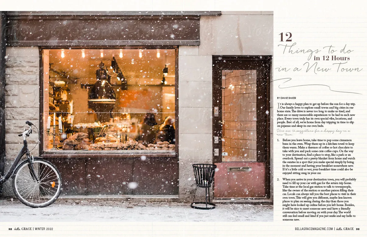 Stampington Bella Grace Issue 30 blad vinter