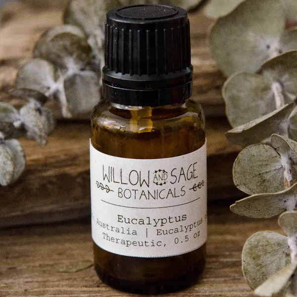 Willow and Sage Eucalyptus eterisk olje 0,5 oz