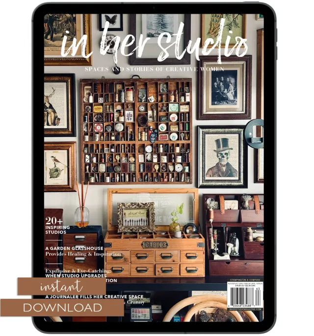 Stampington In Her Studio blad Autumn 2026 nedlasting