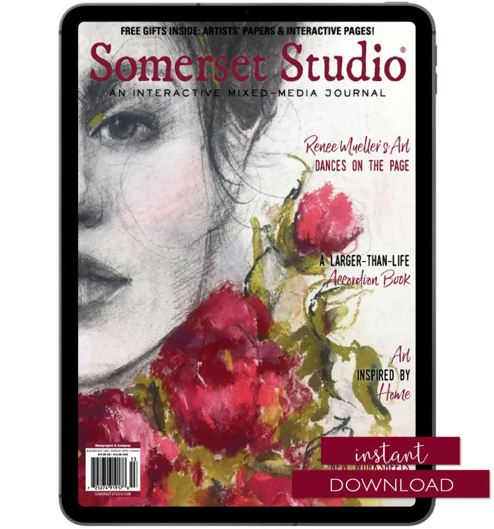 Stampington Somerset Studio Autumn 2020 blad PDF-nedlasting
