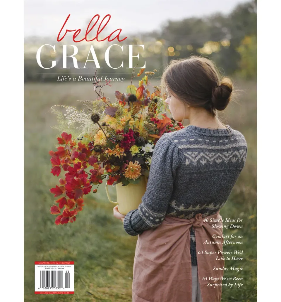 Stampington Bella Grace Issue 25 blad høstutgave ro