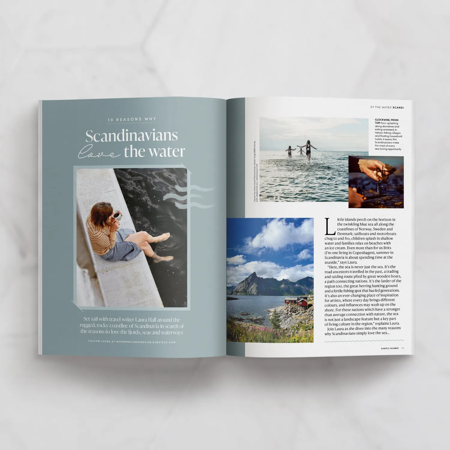 Simply Scandi Vol 14 Summer 2024 blad sommernummer