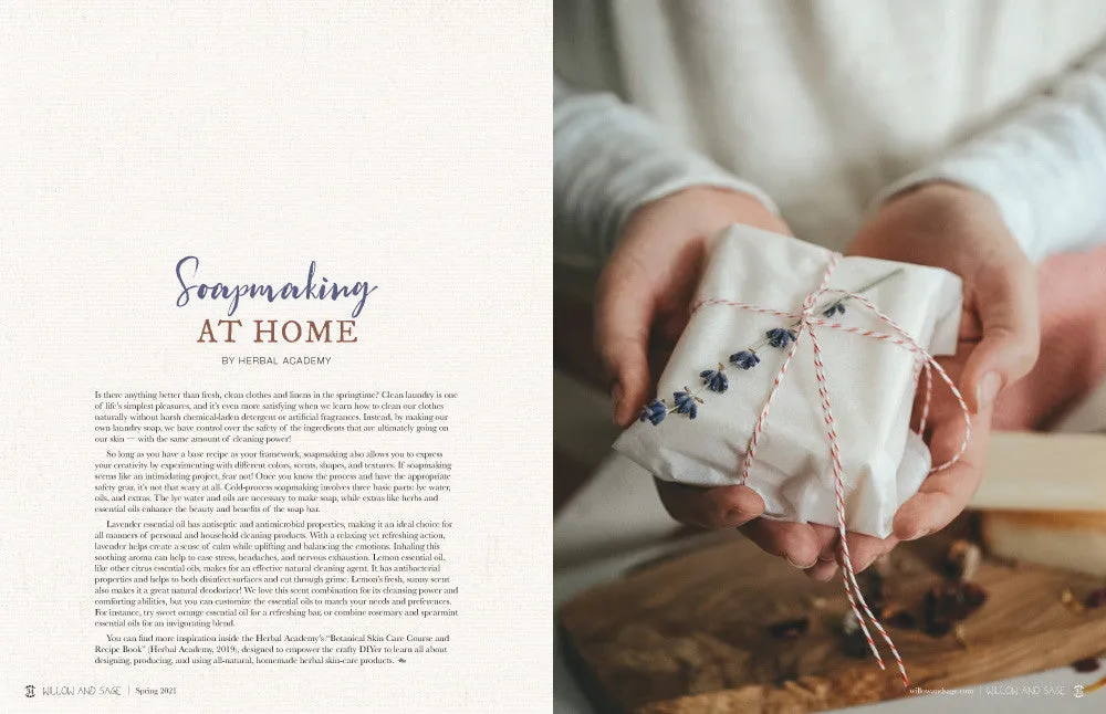 Stampington Natural Home Volume 2 blad digitalutgave rengjøring