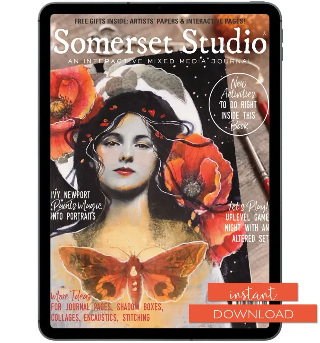 Stampington Somerset Studio Winter 2020 blad nedlasting PDF