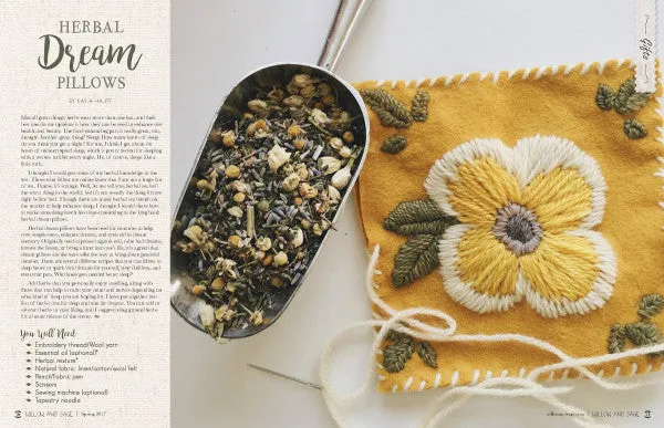 Stampington Willow and Sage Spring 2017 blad digital utgave