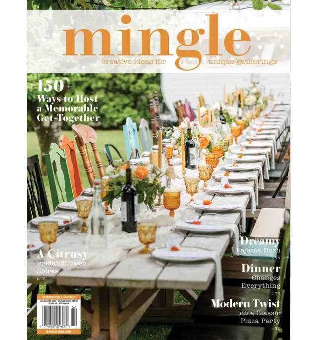 Stampington Mingle Summer 2023 blad festideer selskap