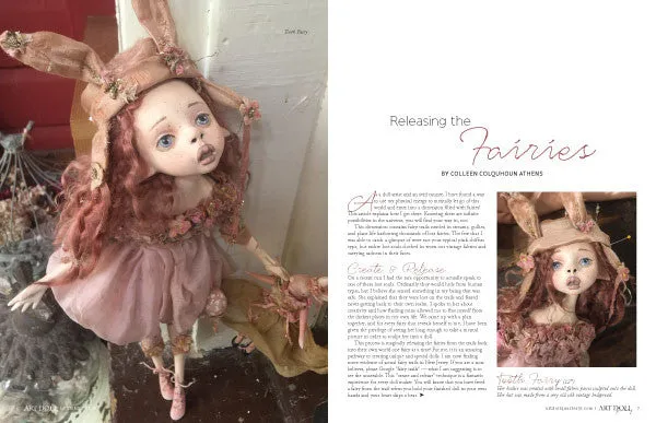 Stampington Art Doll Quarterly Summer 2018 blad PDF-nedlasting