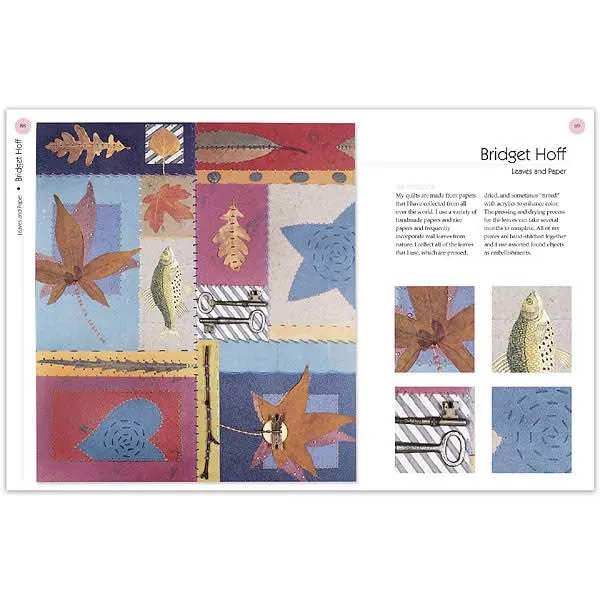 Stampington Material Visions bok miniature quilts 144 sider