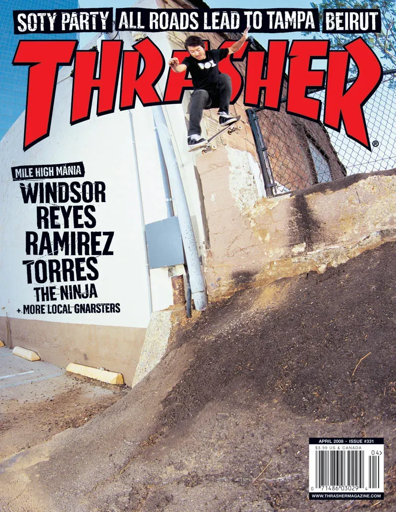 Thrasher april 2008 blad – Tampa Am og Texas-tur