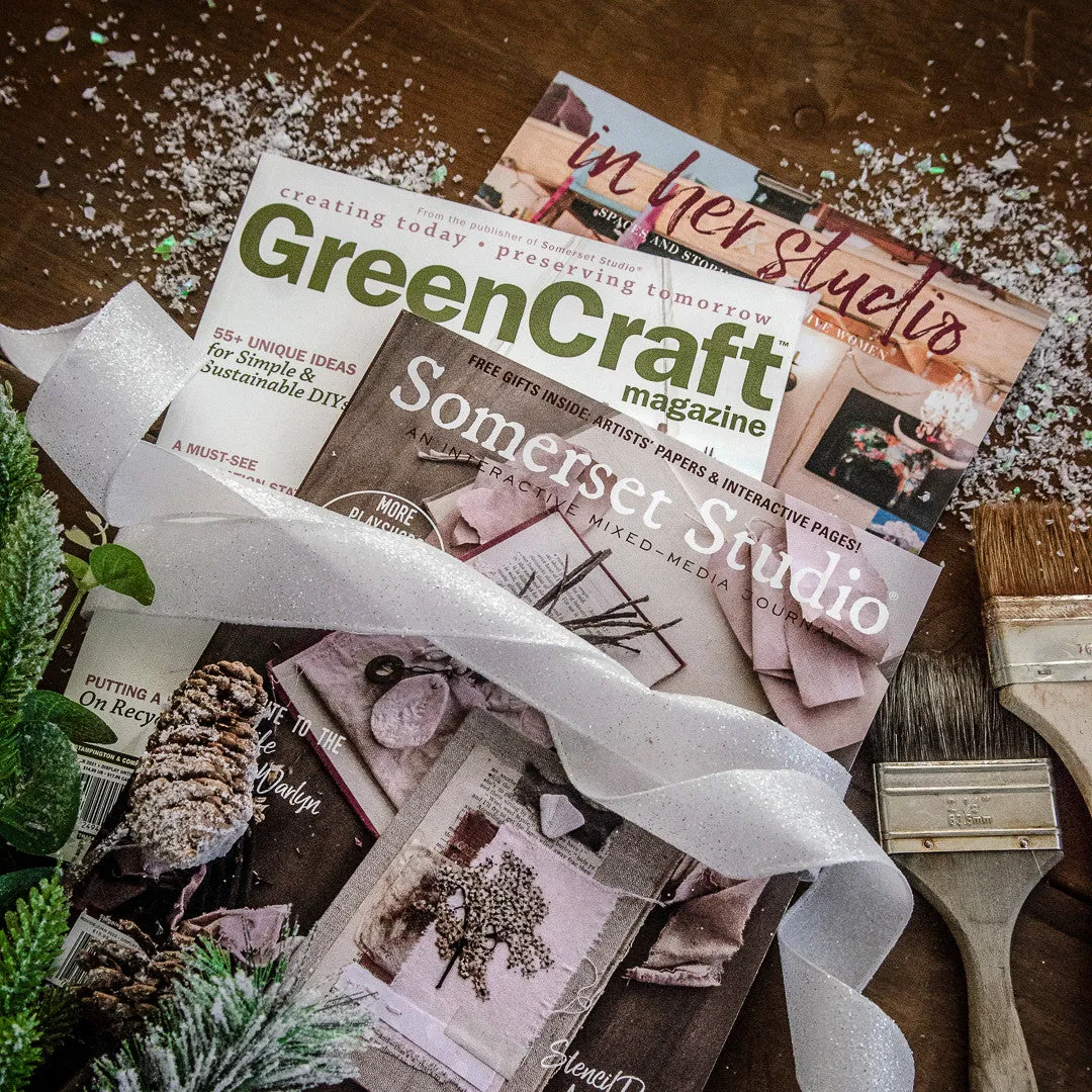 Stampington She-Makes gavepakke 3 blad Somerset Studio