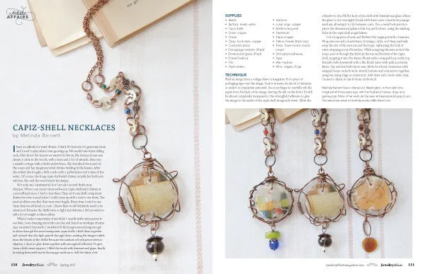 Stampington Jewelry Affaire Spring 2017 blad PDF-nedlasting