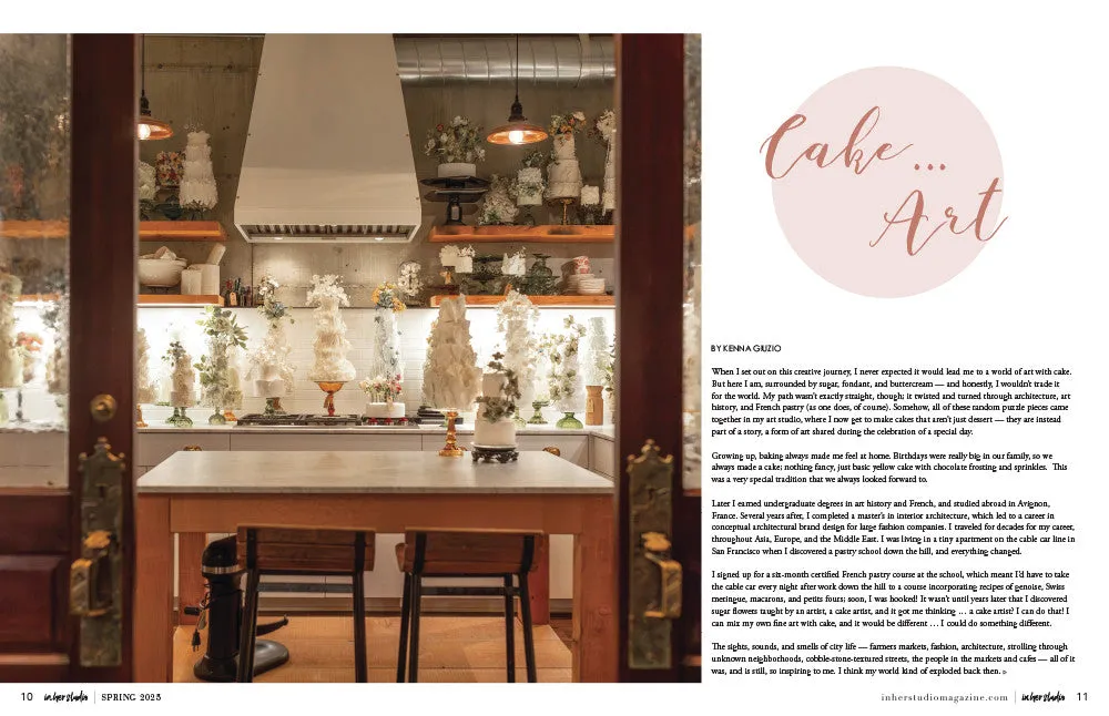 Stampington In Her Studio Spring 2025 blad PDF atelier