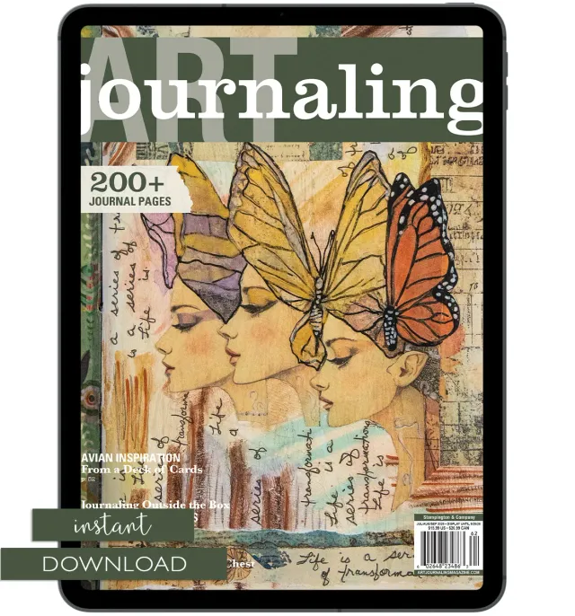 Stampington Art Journaling Summer 2026 blad PDF-nedlasting