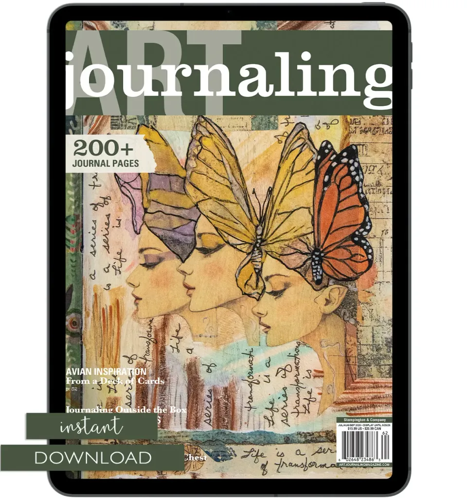 Stampington Art Journaling Summer 2026 blad PDF-nedlasting