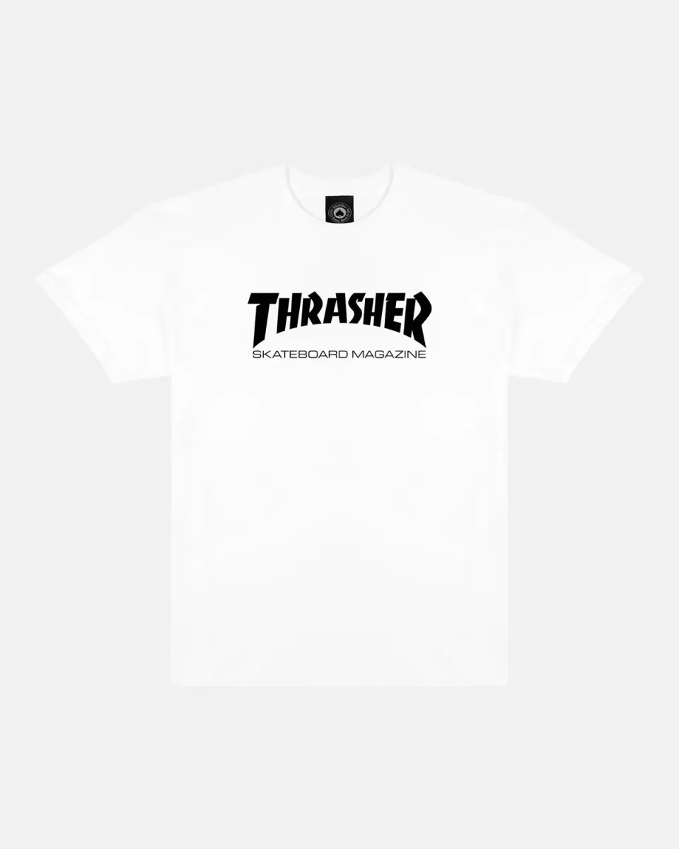 Thrasher Skate Mag t-skjorte baby hvit bomull