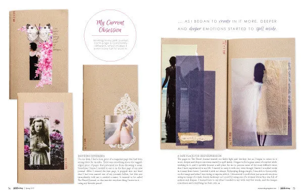 Stampington Art Journaling Spring 2020 blad PDF dagbok