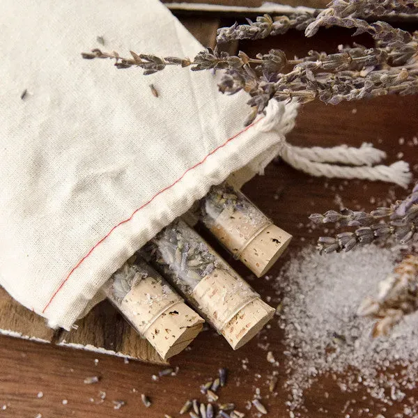 Stampington Lavender Bath Salts Vials DIY-sett lavendel