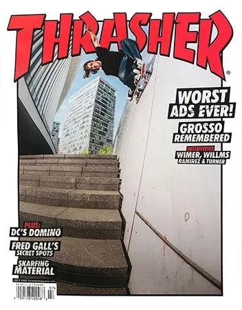Thrasher Magazine juli 2020 blad – Grosso-minneutgaven