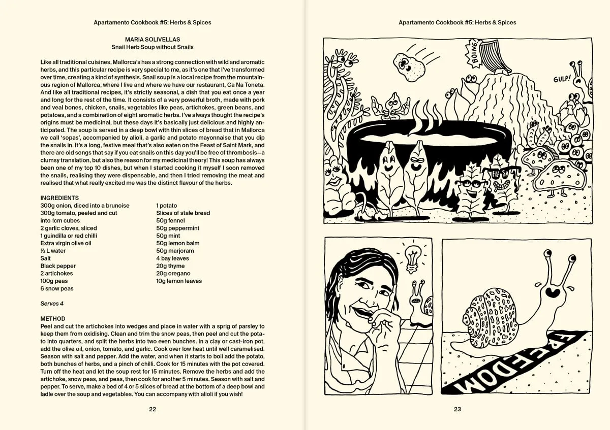 Apartamento Cookbook #5 bok urter og krydder