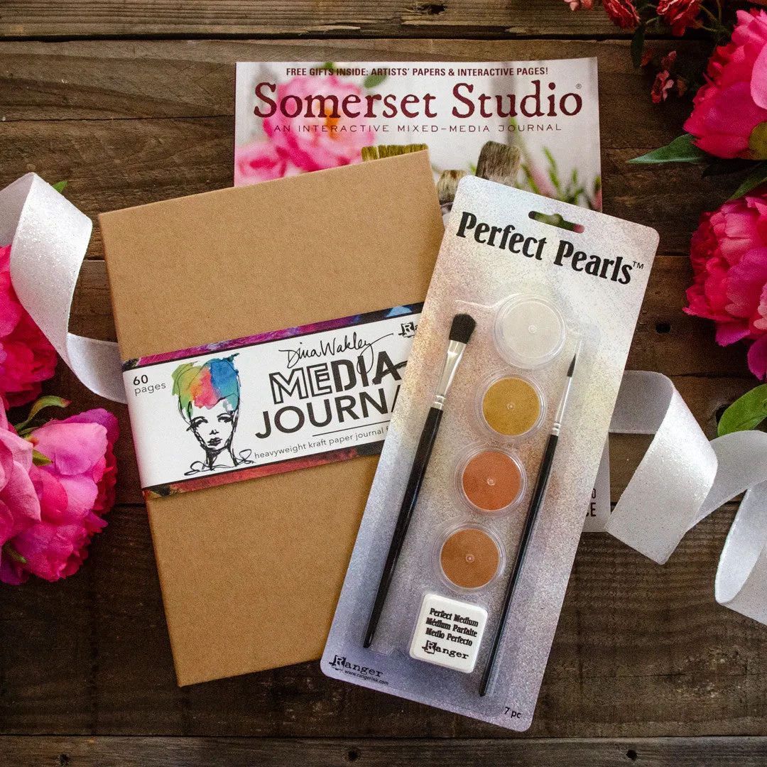 Stampington Somerset Studio Painterly Effects blad sett journal