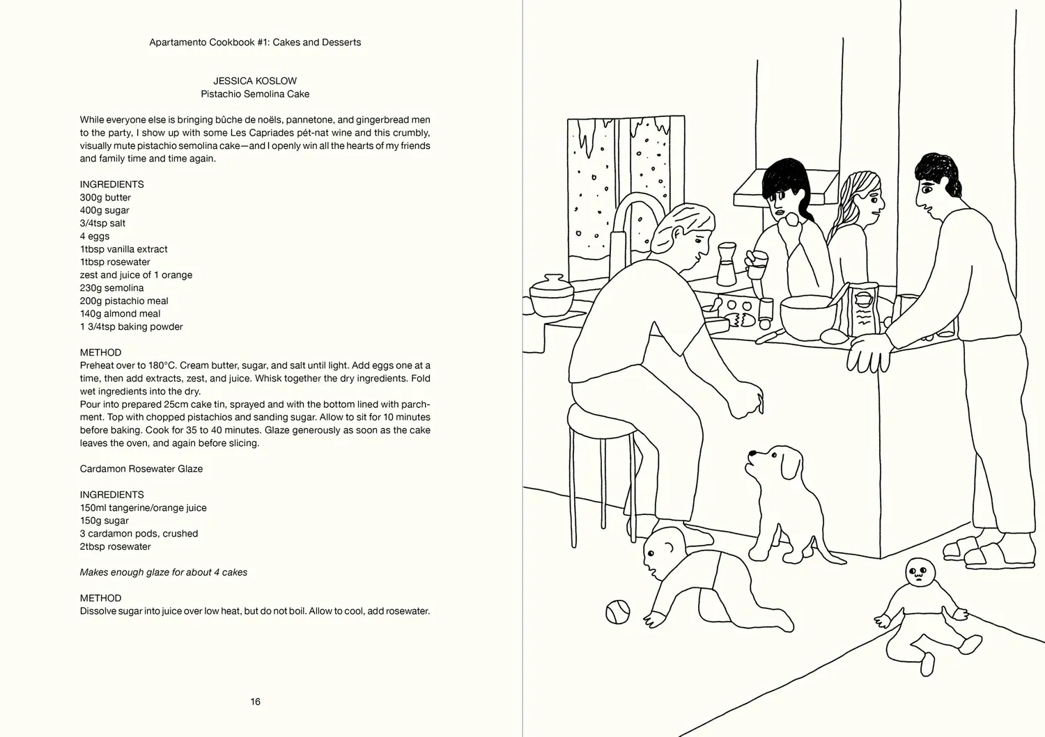 Apartamento Cookbook 1 kokebok kaker og desserter