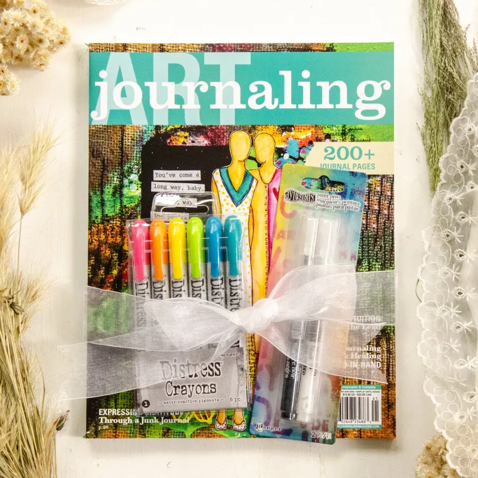 Stampington On the Brighter Side Art Journaling sett vaar 2024