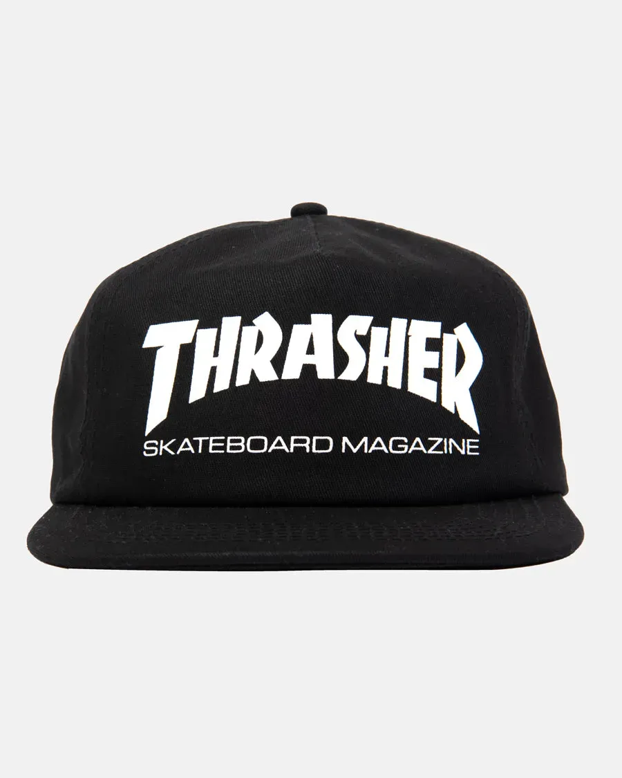 Thrasher Skate Mag snapback caps svart/hvit bomull