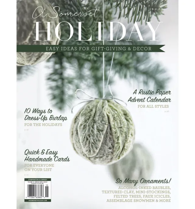 Stampington A Somerset Holiday Volume 15 blad digital jul