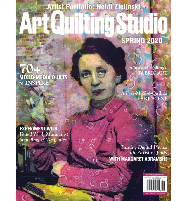Stampington Art Quilting Studio Spring 2020 blad 144 sider