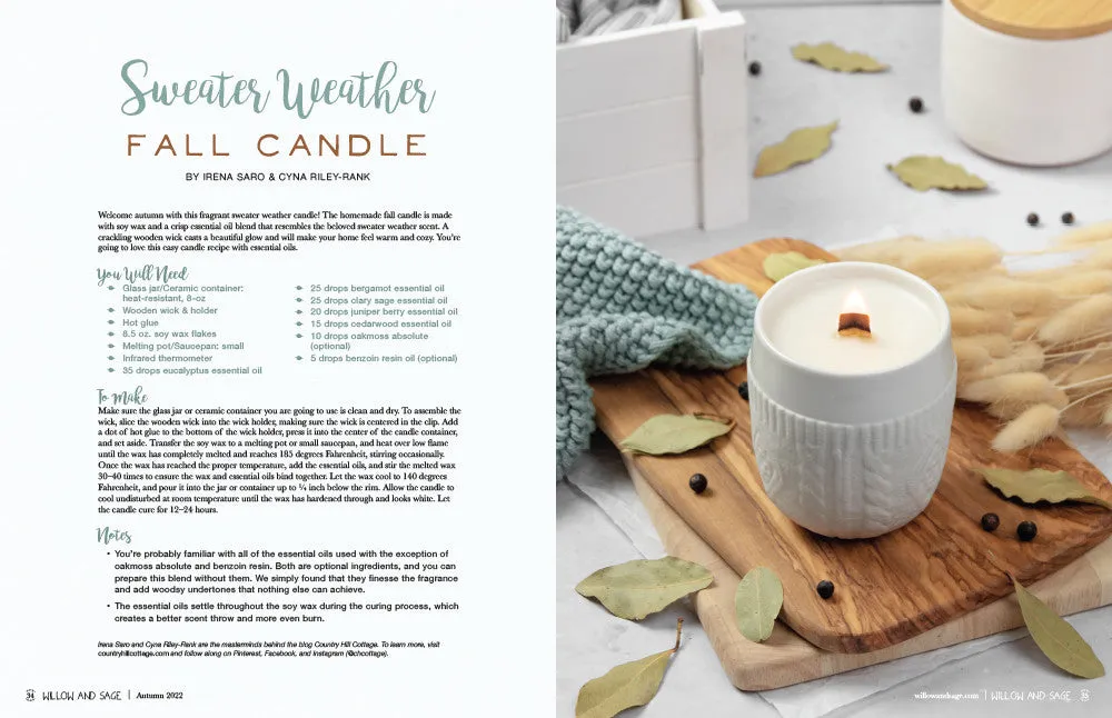 Stampington Willow and Sage Autumn 2022 blad pdf