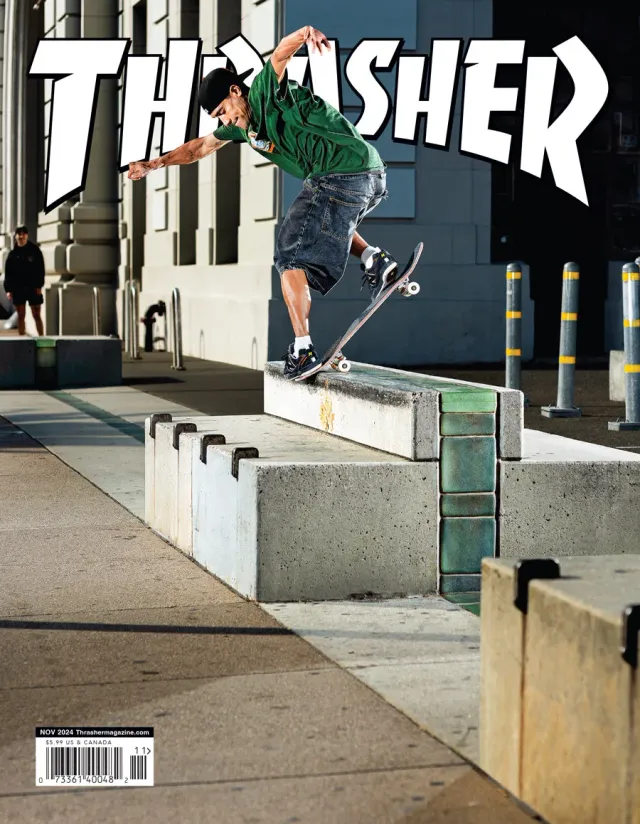 Thrasher Magazine November 2024 skateblad