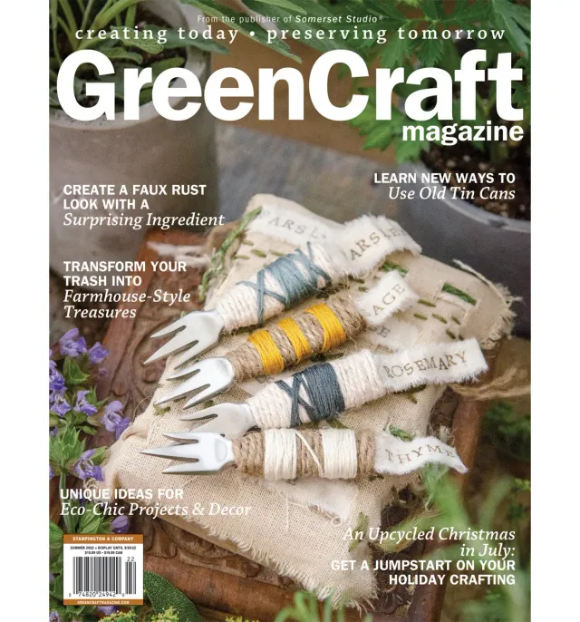Stampington GreenCraft Summer 2022 blad gjenbruk 144 sider