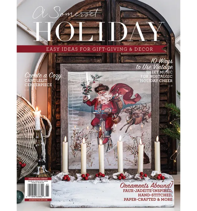 Stampington A Somerset Holiday 20 bladet jul 2024 hobby