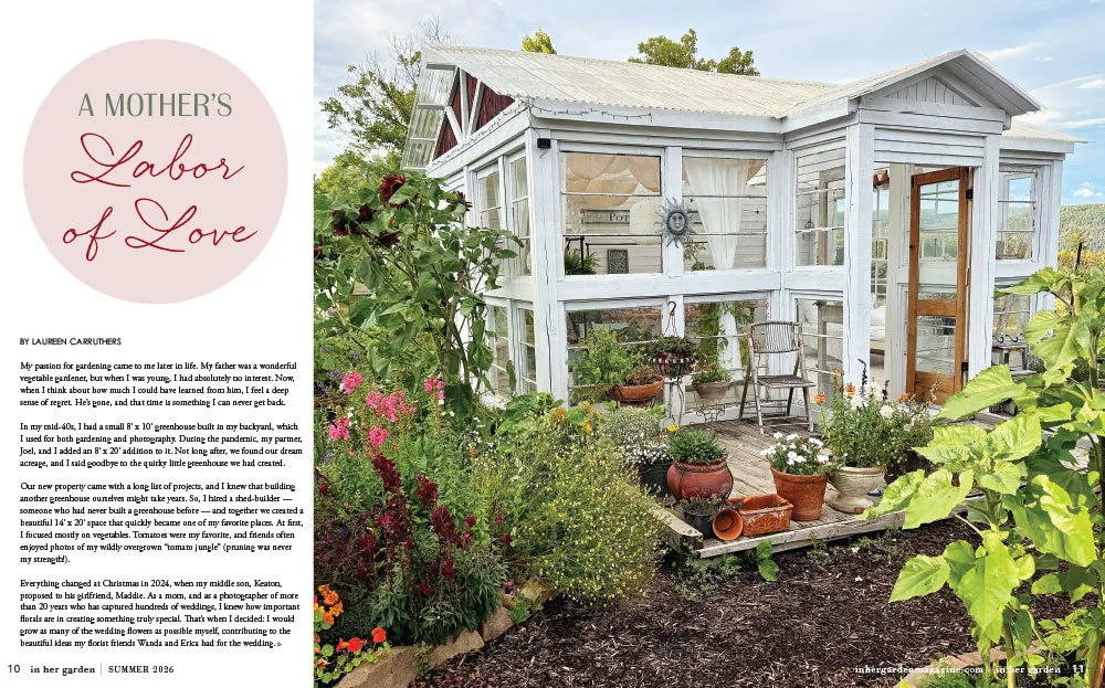 Stampington In Her Garden Summer 2026 hageblad 160 sider