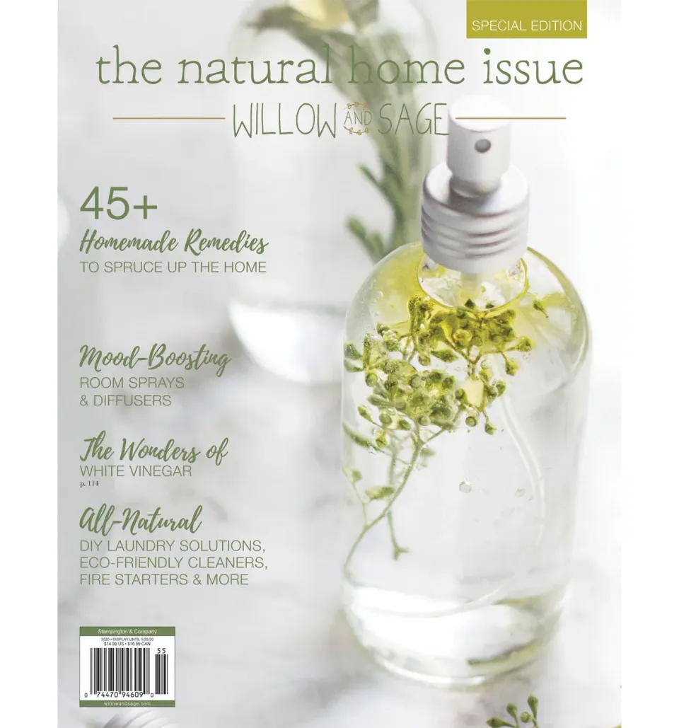 Stampington Natural Home Issue 1 blad digital rengjøring