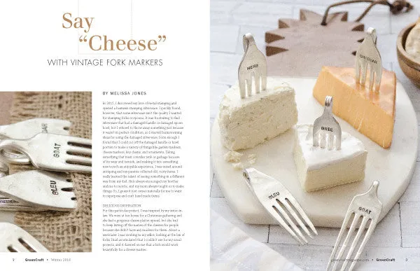Stampington GreenCraft Winter 2018 blad PDF-nedlasting gjenbruk