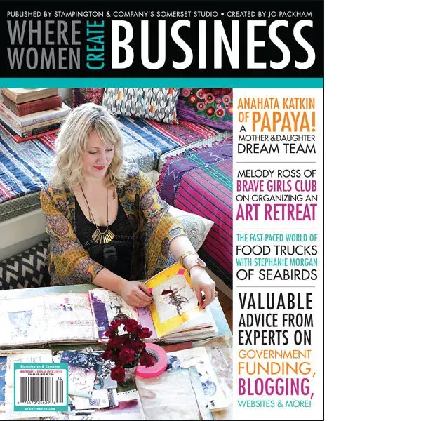 Stampington Where Women Create Business Summer 2013 blad