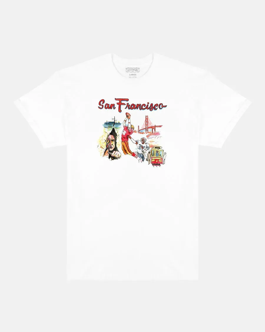 Thrasher The Catch t-skjorte hvit S-XXL