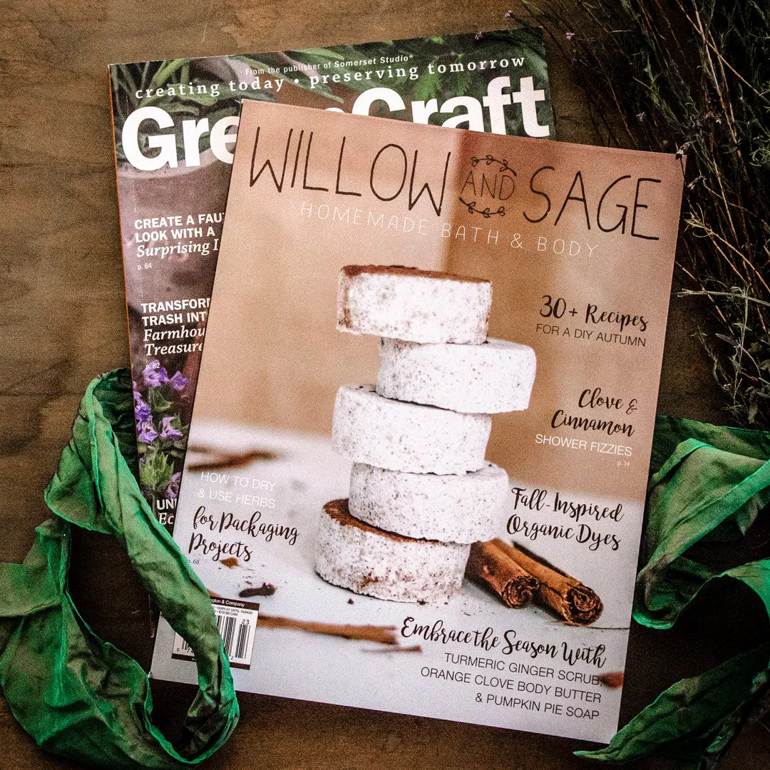 Stampington She-Makes Green Gift Bundle 2 blad DIY
